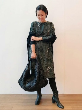 BEARDSLEYさん（レディース・160cm）の秋コーディネート