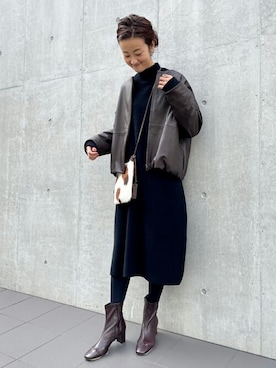 BEARDSLEYさん（レディース・166cm）の秋コーディネート