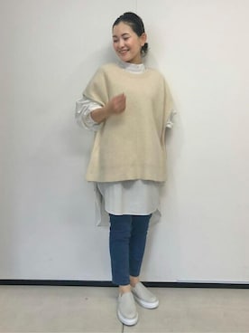 BEARDSLEYさん（レディース・153cm）の秋コーディネート