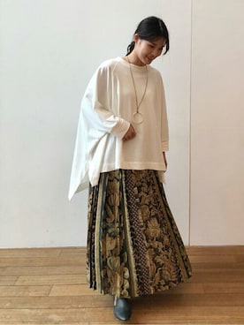 BEARDSLEYさん(レディース・157cm)の秋コーディネート