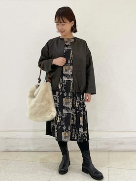 BEARDSLEYさん(レディース・152cm)の秋コーディネート
