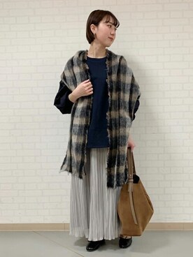 BEARDSLEYさん（レディース・153cm）の秋コーディネート