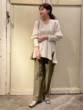 BEARDSLEYさん（レディース・157cm）の秋コーディネート