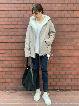 BEARDSLEYさん（レディース・160cm）の秋コーディネート