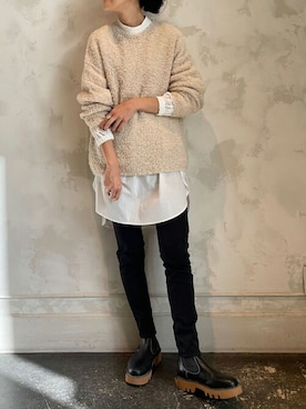 BEARDSLEYさん（レディース・166cm）の冬コーディネート