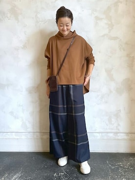 BEARDSLEYさん（レディース・166cm）の冬コーディネート