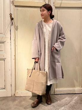 BEARDSLEYさん（レディース・157cm）の冬コーディネート