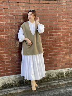 BEARDSLEYさん（レディース・164cm）の冬コーディネート