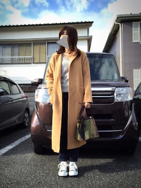 しおりさん(レディース・159cm)の冬コーディネート