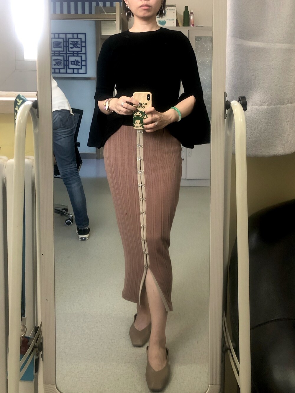 TODAYFUL（トゥデイフル）の「パイピングリブスカート（スカート