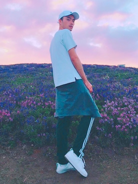 「PULL&BEAR（プルアンドベア）のアイテム（その他アウター）」を使った、Dimas Changさん（メンズ・176cm）の秋コーディネート