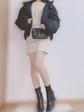 「ATTRANGS（アットランス）のアイテム」を使った、あめさん（レディース・153cm）の冬コーディネート