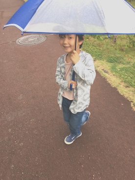 「handmade」｜「アイテム（キャップ）」を使った、sumさん（キッズ・110cm）の春コーディネート