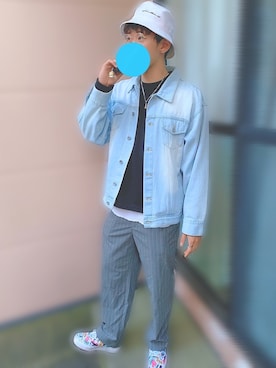 まぁさんさん（メンズ・170cm）の春コーディネート