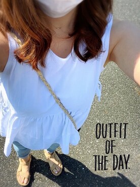 ai◡̈♥︎さん（レディース・160cm）の夏コーディネート