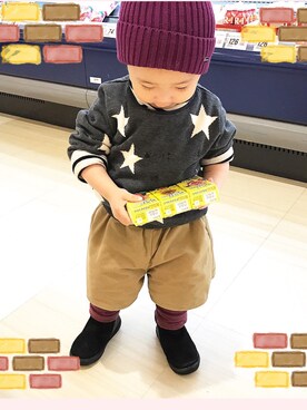 みぃ. さぁさん（キッズ・80cm）の冬コーディネート