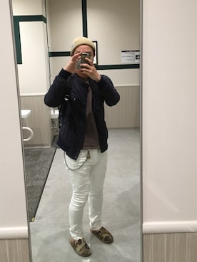 「和風」｜「アイテム（ブルゾン）」を使った、ＤＴさん（メンズ・177cm）の春コーディネート
