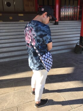 「BROWNY（ブラウニー）のアイテム（バッグ）」を使った、ＤＴさん（メンズ・177cm）の春コーディネート