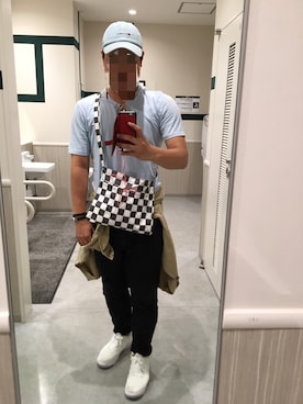 「BROWNY（ブラウニー）のアイテム（バッグ）」を使った、ＤＴさん（メンズ・177cm）の夏コーディネート