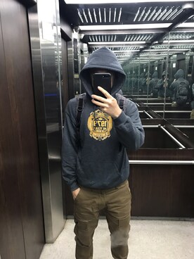 「:CHOCOOLATEのアイテム」を使った、HenryLinさん（メンズ・174cm）の春コーディネート