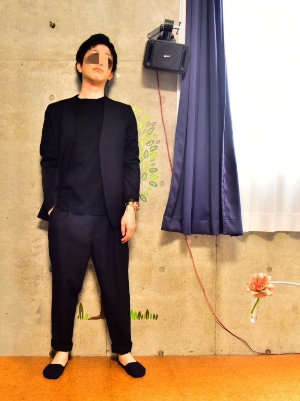 Lui’s ノーカラージャケット Lui's（ルイス）の「ラチネノーカラージャケット（セットアップ