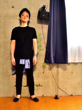 とうゆのこさん（メンズ・167cm）の夏コーディネート