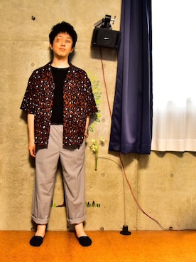 とうゆのこさん（メンズ・167cm）の夏コーディネート