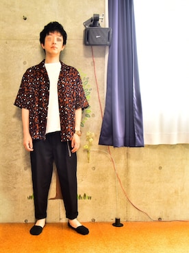 とうゆのこさん（メンズ・167cm）の夏コーディネート