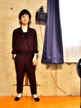 「ブラウンコーデ」｜「アイテム（音楽/本・雑誌）」を使った、とうゆのこさん（メンズ・167cm）の夏コーディネート