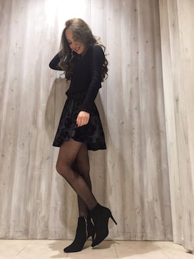 「ROYAL PARTY」｜伏江紗希さん（レディース・164cm）の冬コーディネート