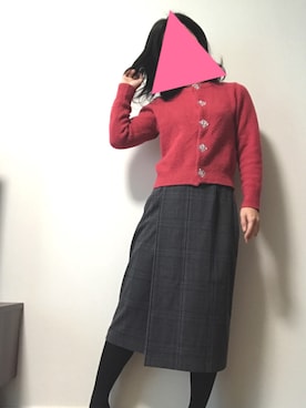「oneway glamorous（ワンウェイグラマラス）のアイテム」を使った、めーちゃんさん（レディース・158cm）の冬コーディネート