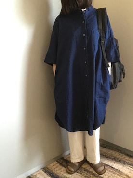 「PINE FORT（パインフォート）のアイテム」を使った、aizuさん（レディース・156cm）の秋コーディネート