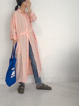 「MUJI」｜「アイテム（アクセサリー）」を使った、aizuさん（レディース・156cm）の秋コーディネート