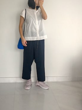 「MUJI」｜「アイテム（アクセサリー）」を使った、aizuさん（レディース・156cm）の秋コーディネート
