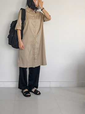 「PINE FORT（パインフォート）のアイテム」を使った、aizuさん（レディース・156cm）の秋コーディネート