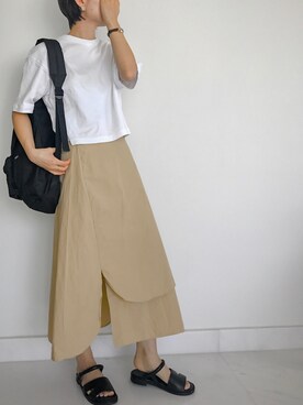 「PINE FORT（パインフォート）のアイテム」を使った、aizuさん（レディース・156cm）の冬コーディネート