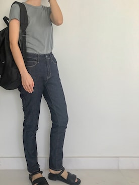 「PINE FORT（パインフォート）のアイテム」を使った、aizuさん（レディース・156cm）の冬コーディネート