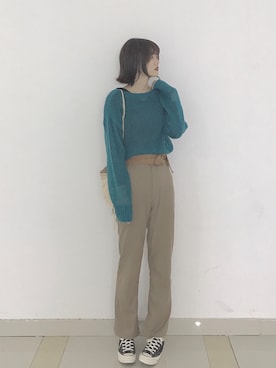 爱吃榛子酱的水怪さん（レディース・175cm）の秋コーディネート