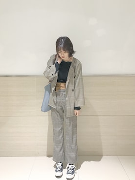 爱吃榛子酱的水怪さん（レディース・175cm）の秋コーディネート