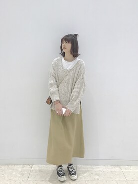 爱吃榛子酱的水怪さん（レディース・175cm）の冬コーディネート