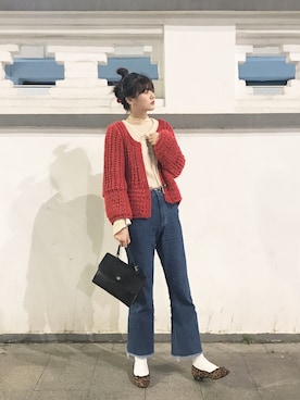 爱吃榛子酱的水怪さん（レディース・175cm）の春コーディネート