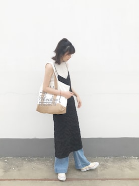 爱吃榛子酱的水怪さん（レディース・175cm）の春コーディネート