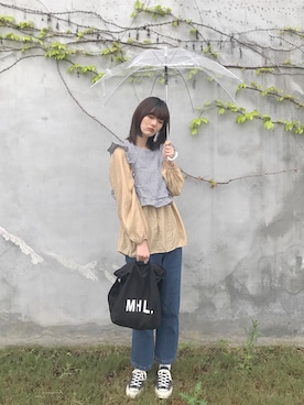 爱吃榛子酱的水怪さん（レディース・175cm）の春コーディネート