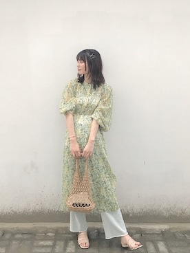 爱吃榛子酱的水怪さん（レディース・175cm）の夏コーディネート