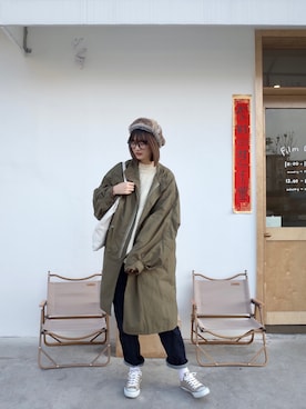 爱吃榛子酱的水怪さん(レディース・175cm)の冬コーディネート