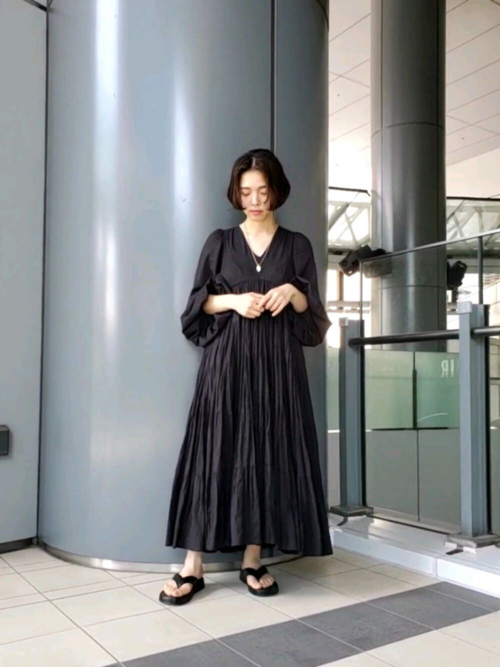 MARIHA マリハ エンジェルのドレス サイズ38 カーキ【代官山06