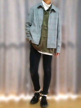 「アイテム（ブルゾン）」を使った、やまと。さん（メンズ・168cm・10代）の冬コーディネート