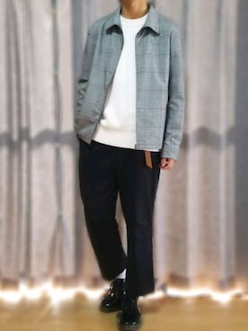 「アイテム（ブルゾン）」を使った、やまと。さん（メンズ・168cm・10代）の冬コーディネート