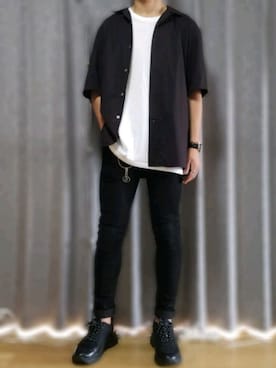 「DAISO（DAISO）のアイテム（アクセサリー）」を使った、やまと。さん（メンズ・168cm）の夏コーディネート