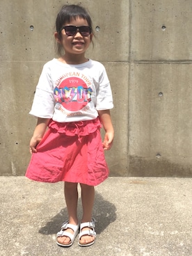 SORAさん(キッズ・100cm)の夏コーディネート